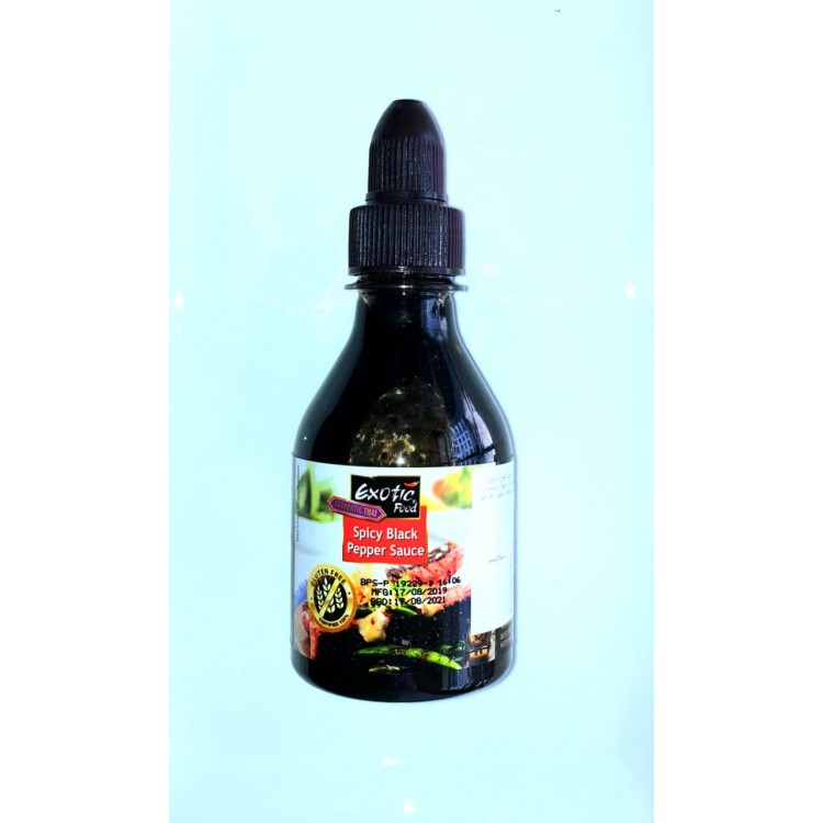 spicy black pepper sauce exotic food 200 ML